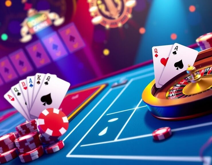 gwin4d platform interface showing slot games and live casino options